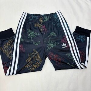 adidas DISNEY MICKEY‎ AND FRIENDS Goofy,Donald Duck sweatpants Kid Size 6